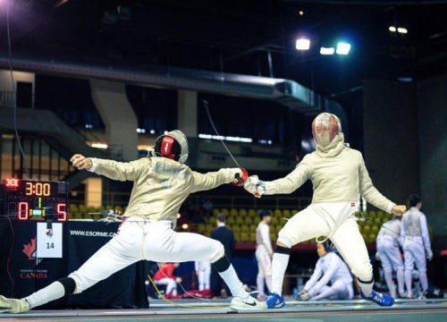 Zico Bounachada (left) wins silver at Nationals 2024